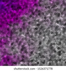 Dark Pink, Blue vector layout with hexagonal shapes. Blur background with colorful hexagons. Pattern for landing pages.