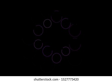 Dark Pink, Blue vector layout with circle shapes. Illustration with set of shining colorful abstract circles. Pattern for ads, leaflets.