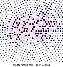 Dark Pink, Blue vector layout with circles. Modern abstract illustration with colorful circle shapes. New template for your brand book.