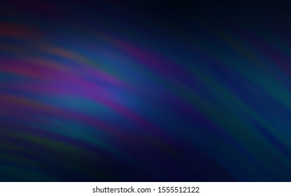 Dark Pink, Blue vector layout with bent lines. Colorful geometric sample with gradient lines.  A new texture for your  ad, booklets, leaflets.