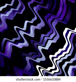 Dark Pink, Blue vector layout with curves. Illustration in halftone style with gradient curves. Pattern for websites, landing pages.