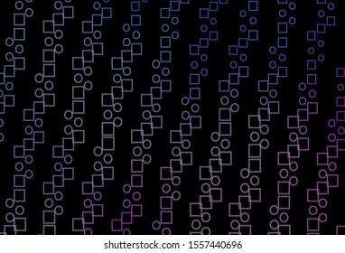 Dark Pink, Blue vector layout with rectangles, squares. Illustration with set of colorful rectangles. Smart design for your business advert.