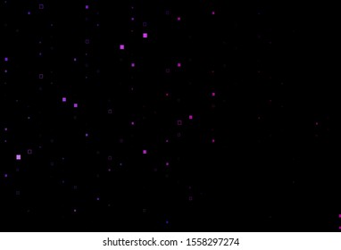 Dark Pink, Blue vector layout with rectangles, squares. Modern abstract illustration with colorful rectangles. Pattern for websites, landing pages.