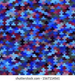 Dark Pink, Blue vector layout with lines, rectangles. Abstract gradient illustration with rectangles. Pattern for commercials, ads.