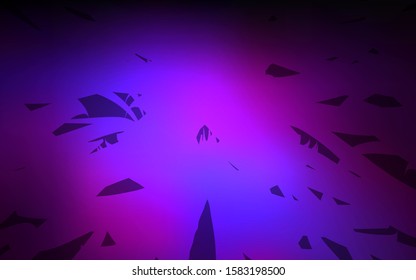 Dark Pink, Blue vector layout with flat lines. Glitter abstract illustration with colored sticks. Pattern for ads, posters, banners.