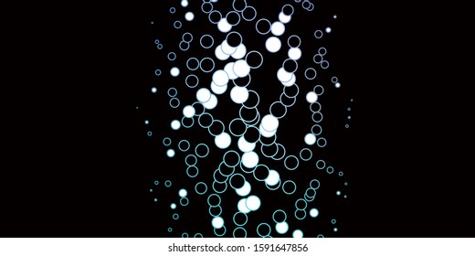 Dark Pink, Blue vector layout with circles. Illustration with set of shining colorful abstract spheres. Design for your commercials.
