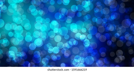 Dark Pink, Blue vector layout with circle shapes. Abstract illustration with colorful spots in nature style. Pattern for websites.