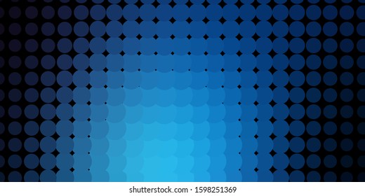 Dark Pink, Blue vector layout with circle shapes. Abstract decorative design in gradient style with bubbles. Pattern for wallpapers, curtains.