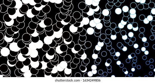 Dark Pink, Blue vector layout with circles. Modern abstract illustration with colorful circle shapes. Pattern for websites, landing pages.