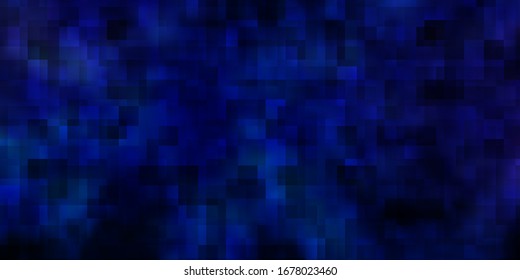Dunkelrosa, blaue Vektorillustration mit Linien, Rechtecken. Abstrakte Farbverlauf-Illustration mit bunten Rechtecken. Muster für Webseiten, Landing-Seiten.