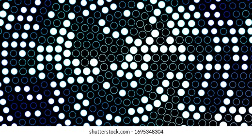 Dark Pink, Blue vector layout with circles. Illustration with set of shining colorful abstract spheres. Pattern for booklets, leaflets.