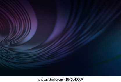 Dark Pink, Blue vector layout with bent lines. Creative illustration in halftone style with gradient. Abstract design for your web site.