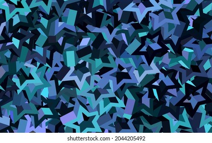 Dark Pink, Blue vector layout with lines, triangles. Decorative design in abstract style with triangles. Background for a cell phone.