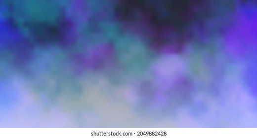 Dark Pink, Blue vector layout with cloudscape. Abstract illustration with colorful gradient clouds. Beautiful layout for uidesign.