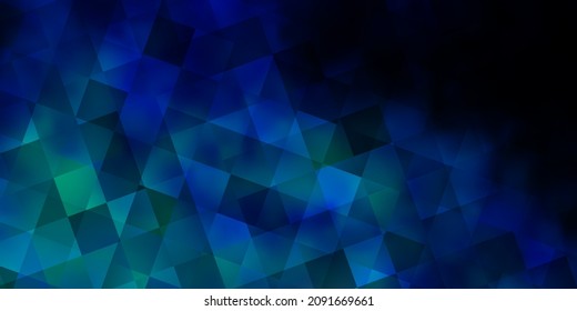 Pink oscuro, diseño vectorial azul con rectángulos, triángulos. Decoración de estilo abstracto con líneas, cubos. Diseñar para tus promociones.
