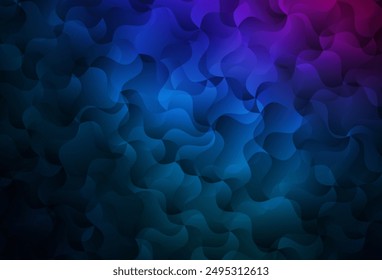 Rosa oscuro, diseño de Vector azul con líneas irregulares. Ilustración inteligente en estilo abstracto con líneas de degradado.  Diseño Abstractas para su Sitio web.
