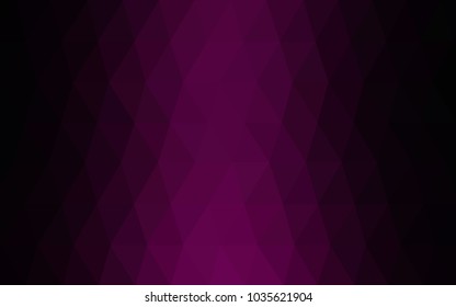 Dark Pink, Blue vector Low poly crystal background. Polygon design pattern. Low poly illustration, low polygon background.