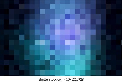 Dark Pink, Blue vector low poly background. A sample with a polygonal design. Illustration in polygonal style with repeating squares