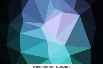 Dark Pink, Blue vector low poly texture. Glitter abstract illustration with an elegant design. That pattern can be used as a part of a brand book.