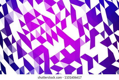 Dark Pink, Blue vector low poly background. Colorful abstract illustration with gradient. The completely new template can be used for your brand book.