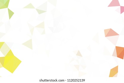 Dark Pink, Blue vector low poly layout. Modern abstract illustration with triangles. A completely new design for your leaflet.