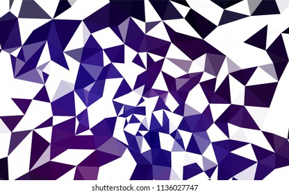 Dark Pink, Blue vector low poly texture. Geometric illustration in Origami style with gradient.  A new texture for your web site.