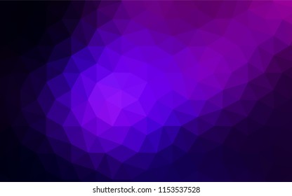Dark Pink, Blue vector low poly layout. A completely new color illustration in a polygonal style. Brand new design for your business.