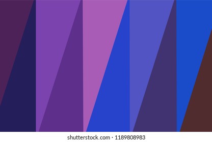 Dark Pink, Blue vector low poly layout. Creative geometric illustration in Origami style with gradient. The best triangular design for your business.