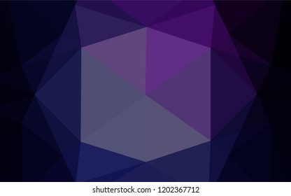 Dark Pink, Blue vector low poly texture. A completely new color illustration in a vague style. The textured pattern can be used for background.