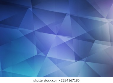 Dunkelrosa, blauer Vektor, Low-Poly-Struktur. Elegante, helle polygonale Illustration mit Farbverlauf. Komplett neue Vorlage für Ihr Banner.