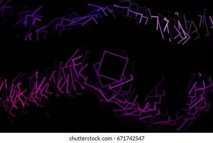 Dark Pink, Blue vector low poly background. A sample with a polygonal design. Illustration in polygonal style with repeating squares