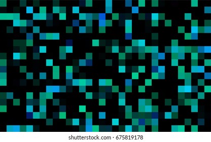 Dark Pink, Blue vector low poly background. A sample with a polygonal design. Illustration in polygonal style with repeating squares