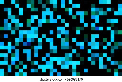 Dark Pink, Blue vector low poly background. A sample with a polygonal design. Illustration in polygonal style with repeating squares