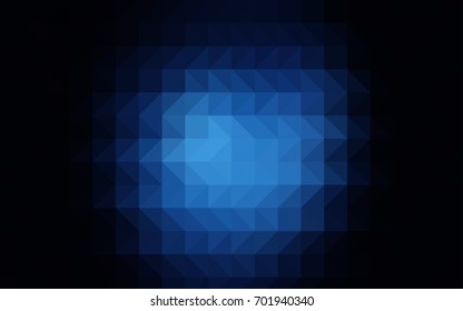 Dark Pink, Blue vector low poly background. Triangular geometric sample with gradient.  The elegant pattern can be used as part of a brand book.