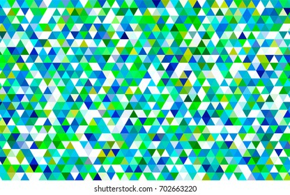 Dark Pink, Blue vector low poly template. Creative illustration in halftone style with gradient. The best triangular design for your business.