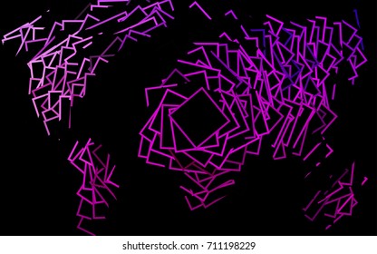 Dark Pink, Blue vector low poly background. A sample with a polygonal design. Illustration in polygonal style with repeating squares