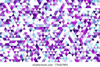 Dark Pink, Blue vector low poly template. Creative geometric illustration in Origami style with gradient. The polygonal design can be used for your web site.