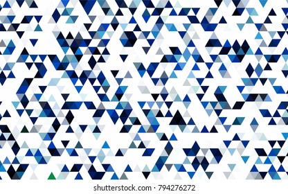 Dark Pink, Blue vector low poly background. Creative illustration in halftone style with gradient. A new texture for your design.