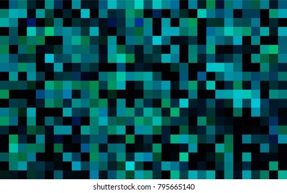 Dark Pink, Blue vector low poly background. A sample with a polygonal design. Illustration in polygonal style with repeating squares