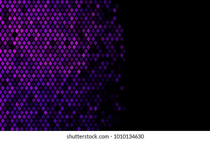 Dark Pink, Blue vector modern geometrical background. Abstract template. Geometric pattern in square style with gradient.