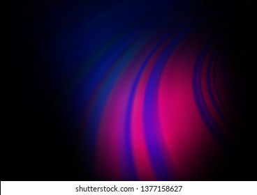 Dark Pink, Blue vector modern bokeh pattern. Colorful illustration in blurry style with gradient. A new texture for your design.