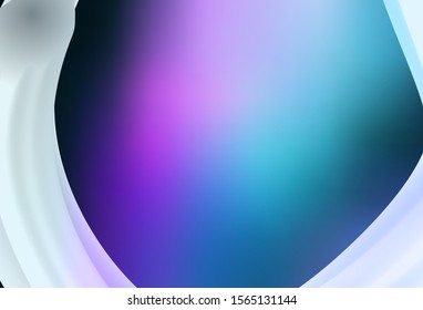 Dark Pink, Blue vector modern elegant background. Glitter abstract illustration with gradient design. New way of your design.