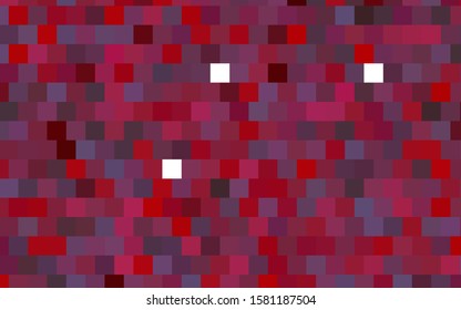 Dark Pink, Blue vector modern geometrical background. Abstract template. Geometric pattern in square style with gradient.