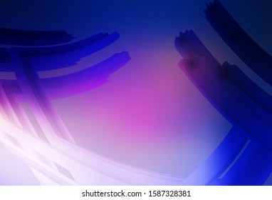 Dark Pink, Blue vector modern elegant backdrop. Abstract colorful illustration with gradient. The best blurred design for your business.