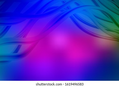 Dark Pink, Blue vector modern elegant background. New colored illustration in blur style with gradient. New way of your design.