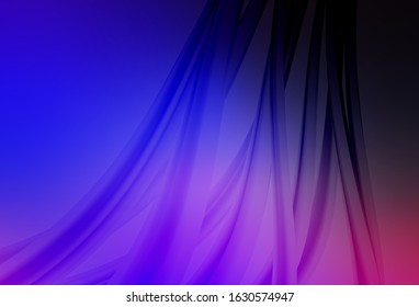 Dark Pink, Blue vector modern elegant backdrop. An elegant bright illustration with gradient. Background for designs.