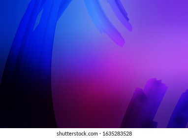 Dark Pink, Blue vector modern elegant layout. Creative illustration in halftone style with gradient. Elegant background for a brand book.