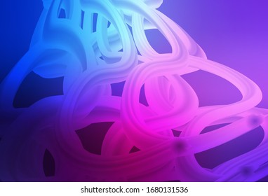 Dark Pink, Blue vector modern elegant background. Colorful abstract illustration with gradient. Background for a cell phone.