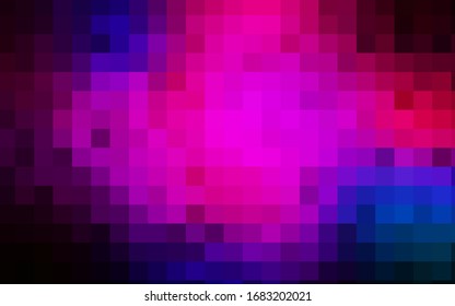 Color rosa oscuro, azul vectorial, fondo geométrico moderno.  Plantilla abstracta. Patrón geométrico en estilo cuadrado con degradado.