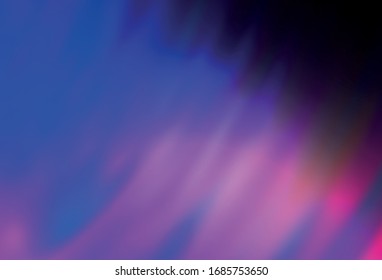 Dark Pink, Blue vector modern elegant backdrop. Creative illustration in halftone style with gradient. New style for your business design.